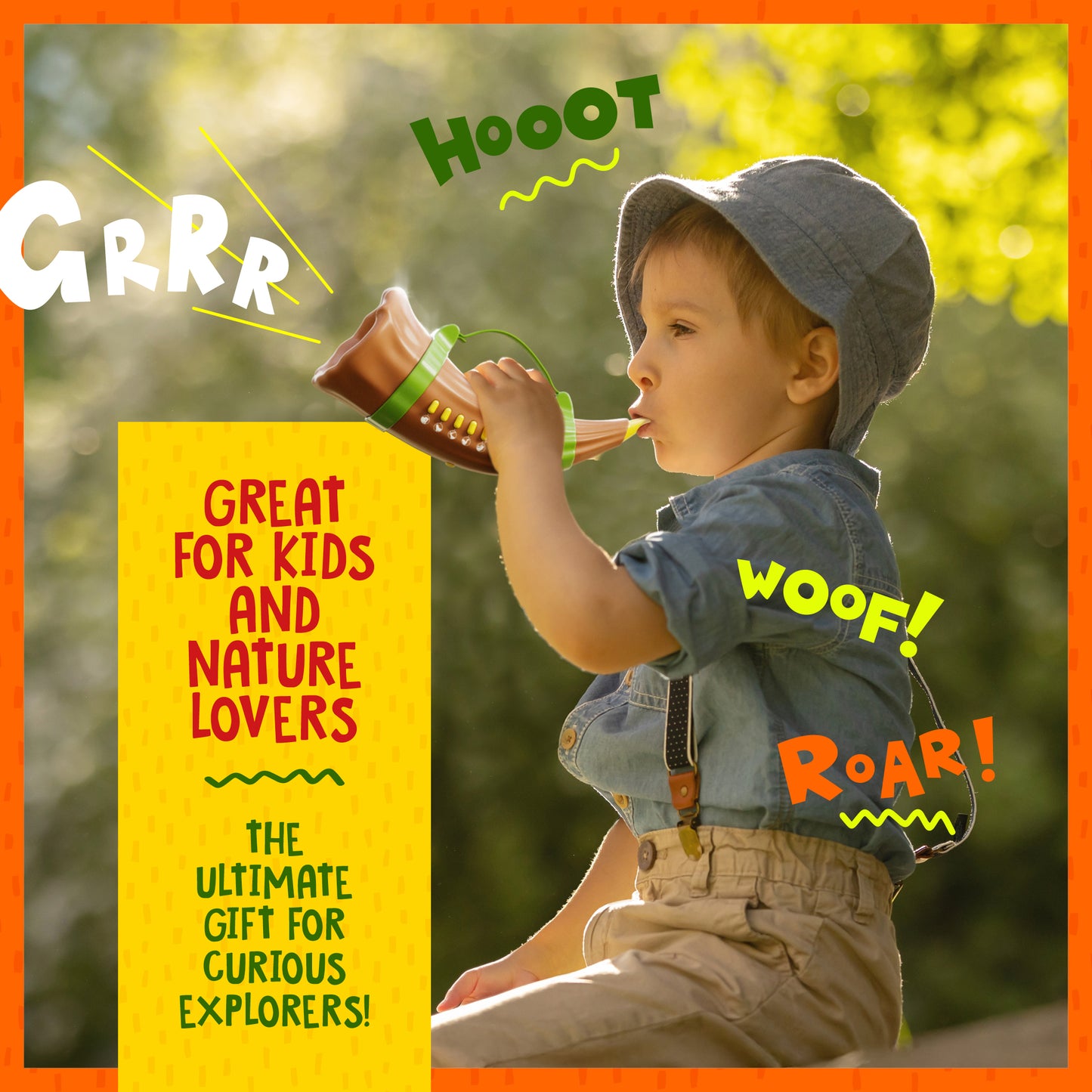 Mini Explorer Animal Caller - 9 Realistic Animal Sounds