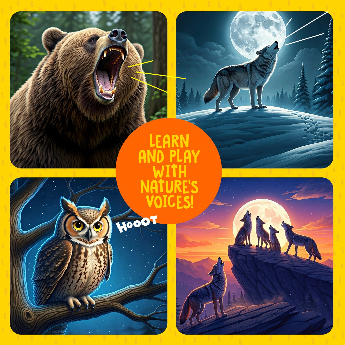 Mini Explorer Animal Caller - 9 Realistic Animal Sounds
