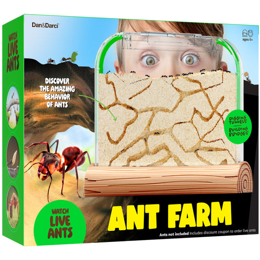 Dan&Darci Ant Farm Kit - Includes Ant Discount Coupon