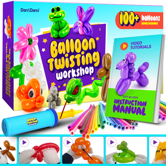Dan&Darci Balloon Twisting Workshop - Video Tutorials, Instruction Manual