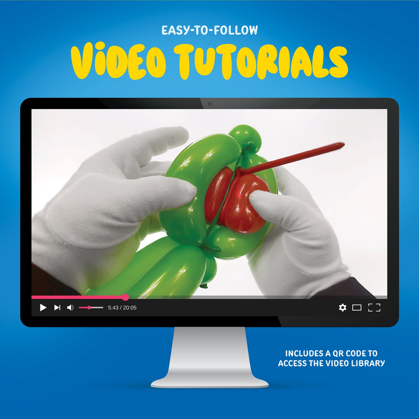 Dan&Darci Balloon Twisting Workshop - Video Tutorials, Instruction Manual
