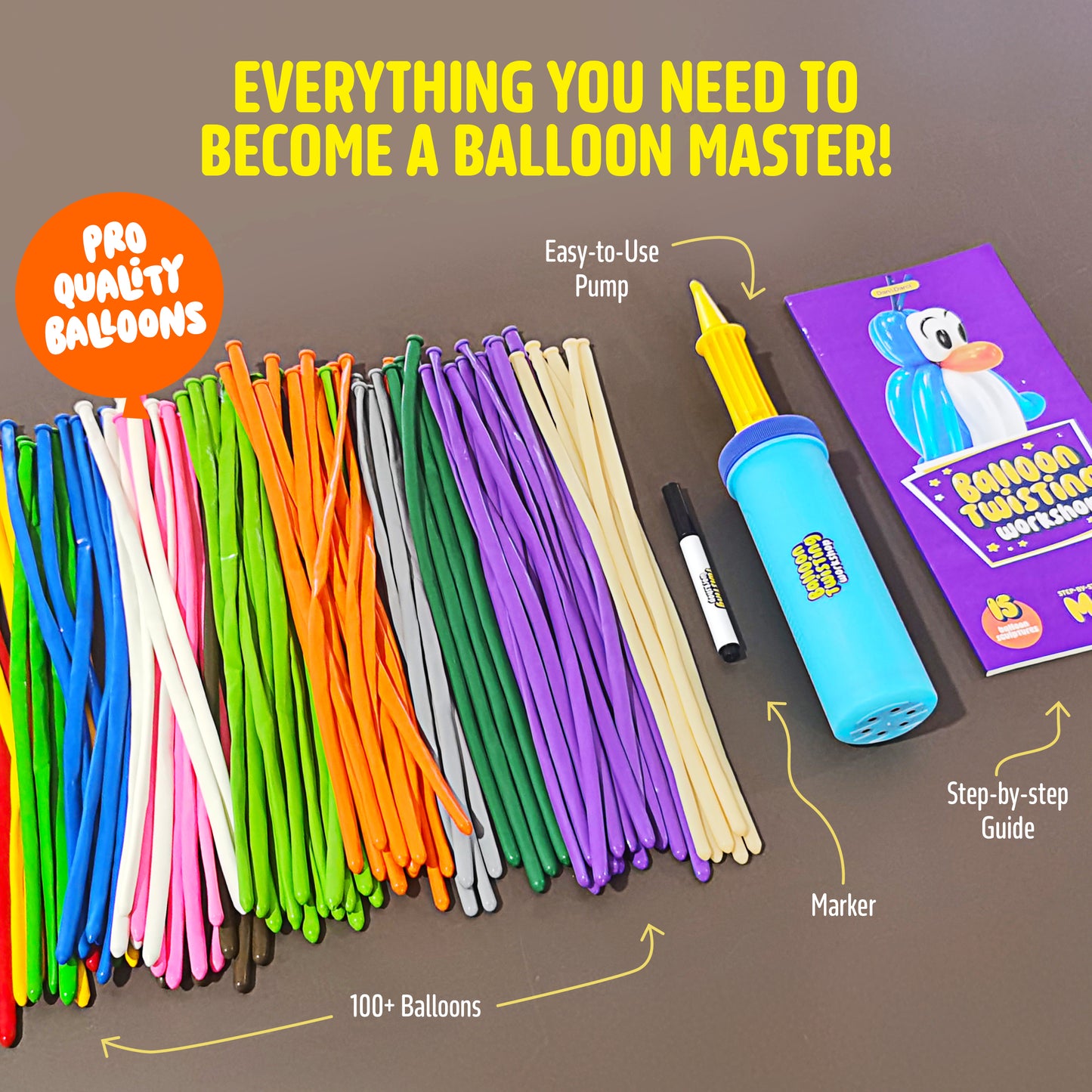 Dan&Darci Balloon Twisting Workshop - Video Tutorials, Instruction Manual