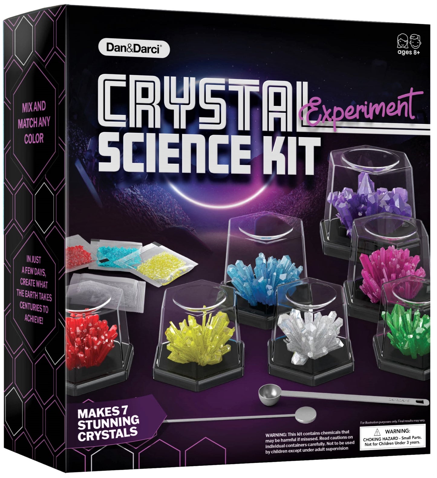 Dan&Darci Crystal Growing Science Experiment
