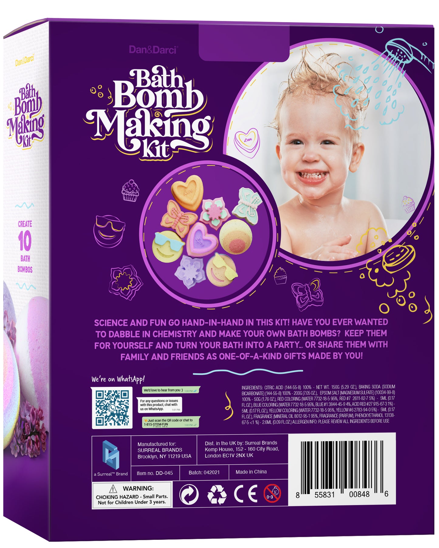 Dan&Darci DIY Bath Bomb Making Kit