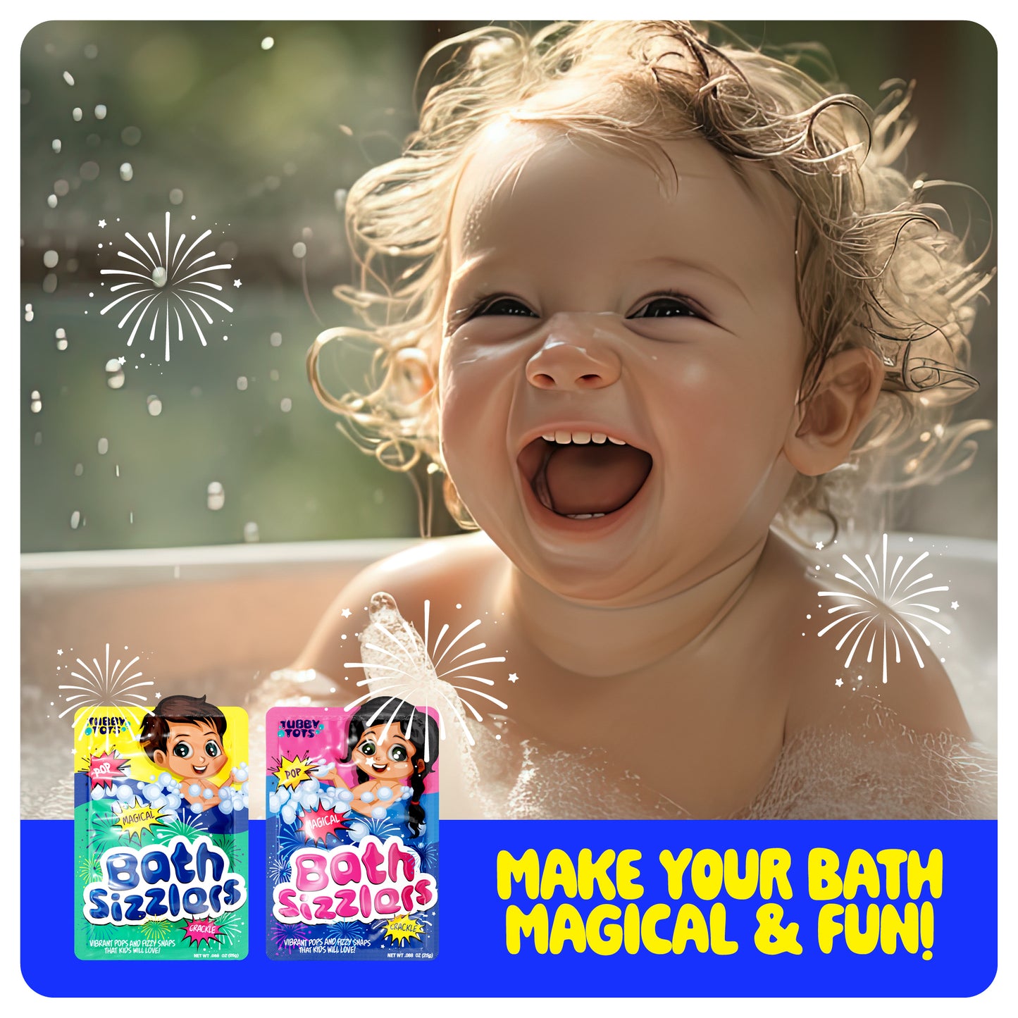 Tubby Tots Bath Sizzlers for Kids