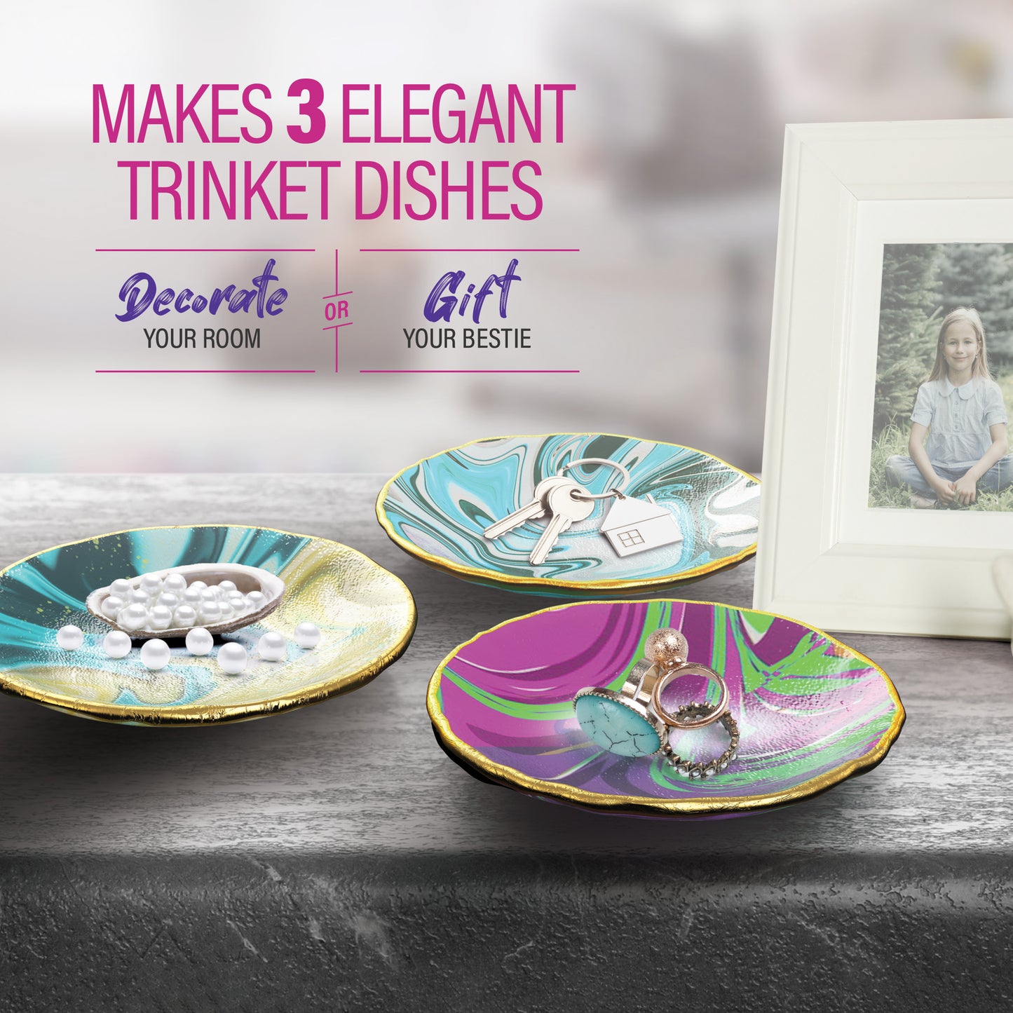 Dan&Darci Craft 'n Clay Jewelry Dish Making Kit