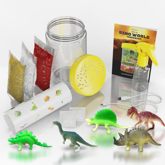 Dan&Darci Light Up Dino World Terrarium Kit