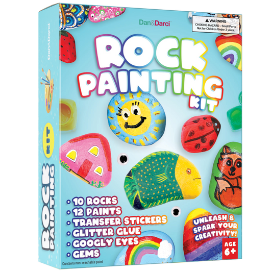 Dan&Darci Rock Painting Kit for Kids