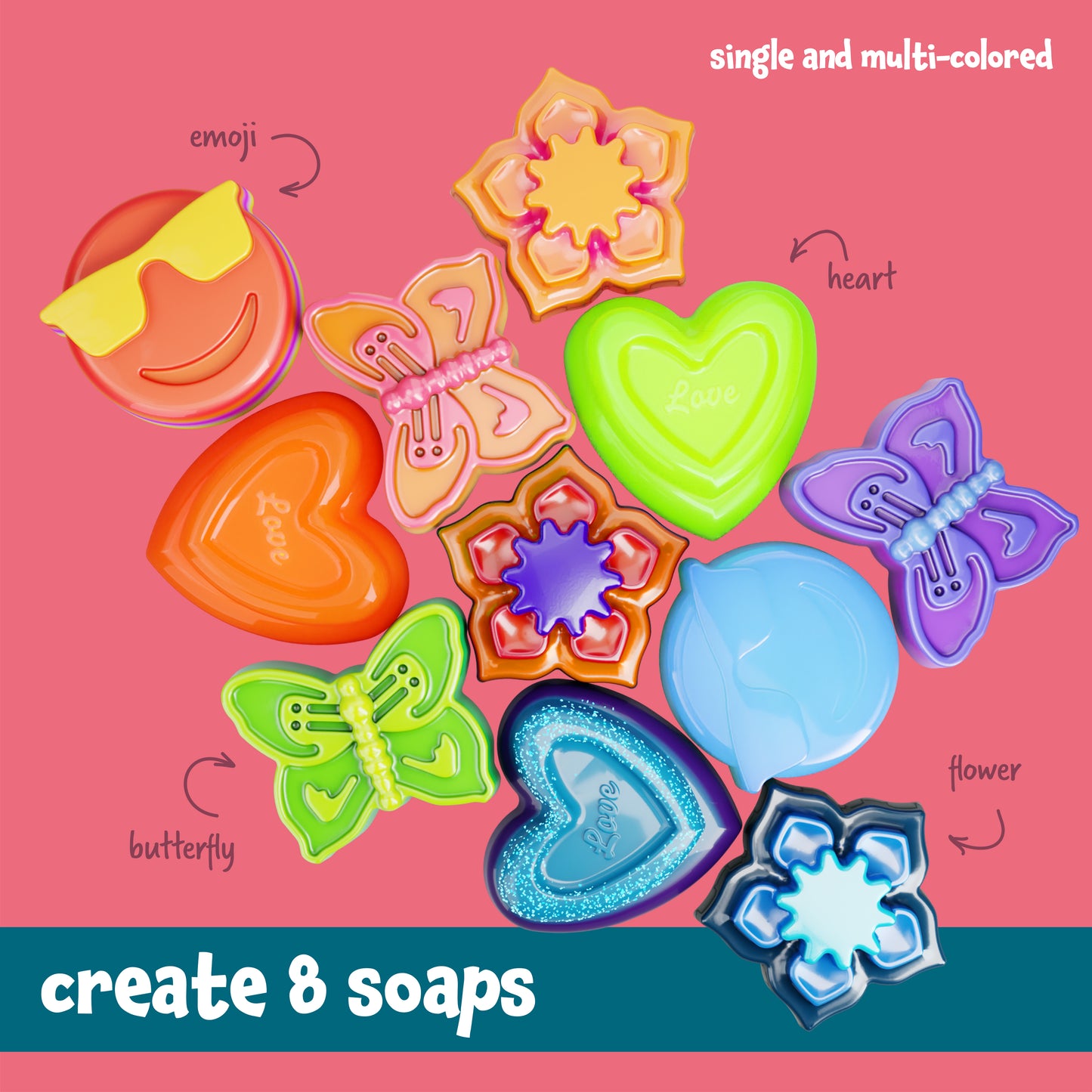 Dan&Darci Soap & Bath Bomb Making Kit - 3 In 1 Spa Science Kit