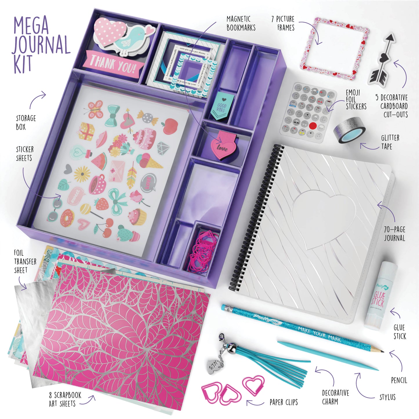 Pretty Me DIY Journal Kit for Kids