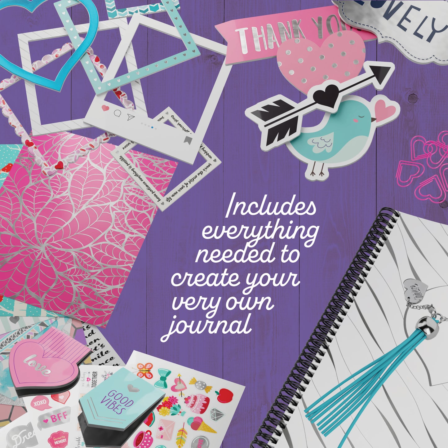 Pretty Me DIY Journal Kit for Kids