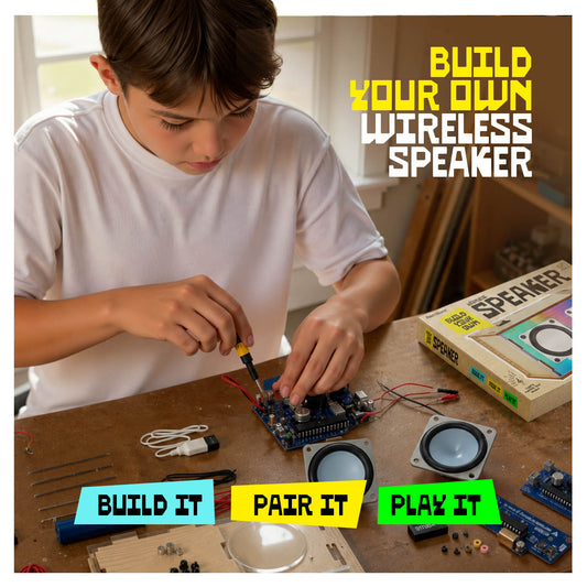 DIY Wireless Speaker Making Kit - 10 Year Old Boy Gifts - Teen Boy Gifts
