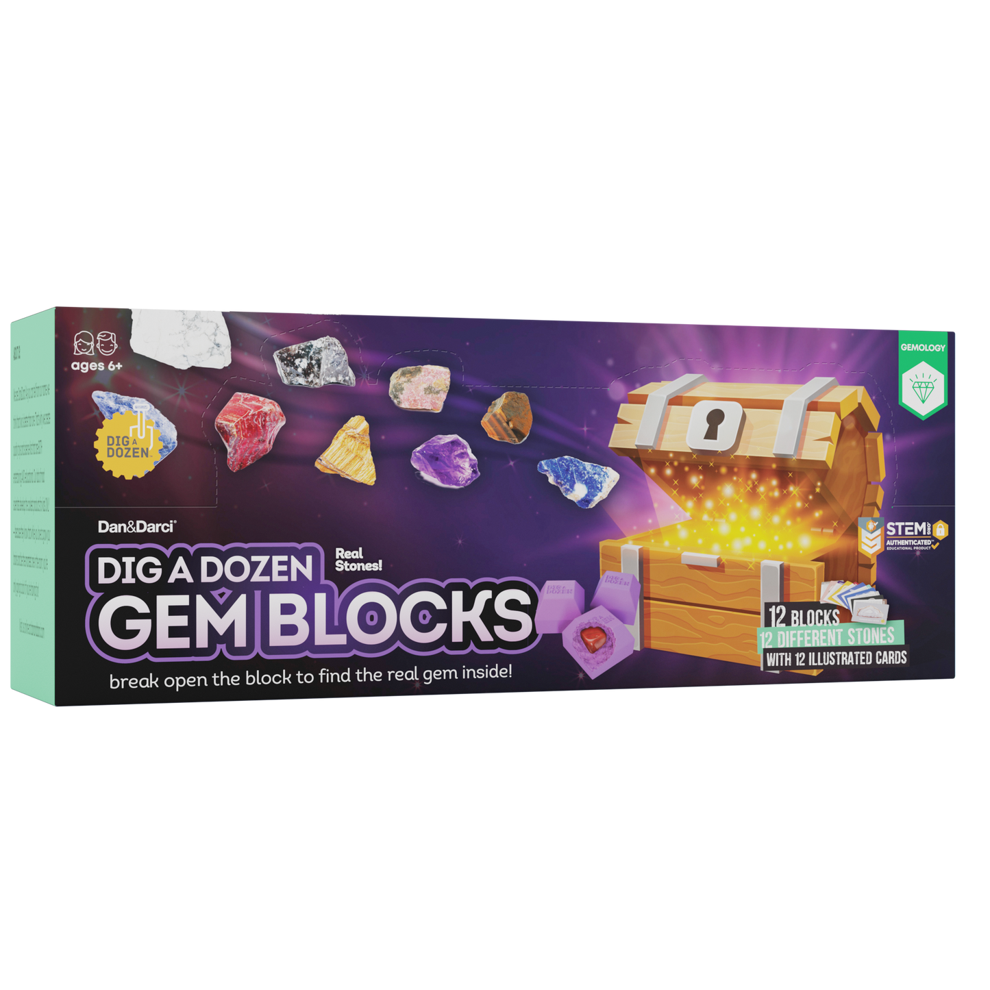 Dan&Darci Dig a Dozen Gem Blocks