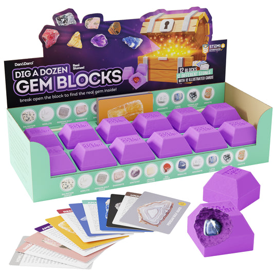 Dan&Darci Dig a Dozen Gem Blocks