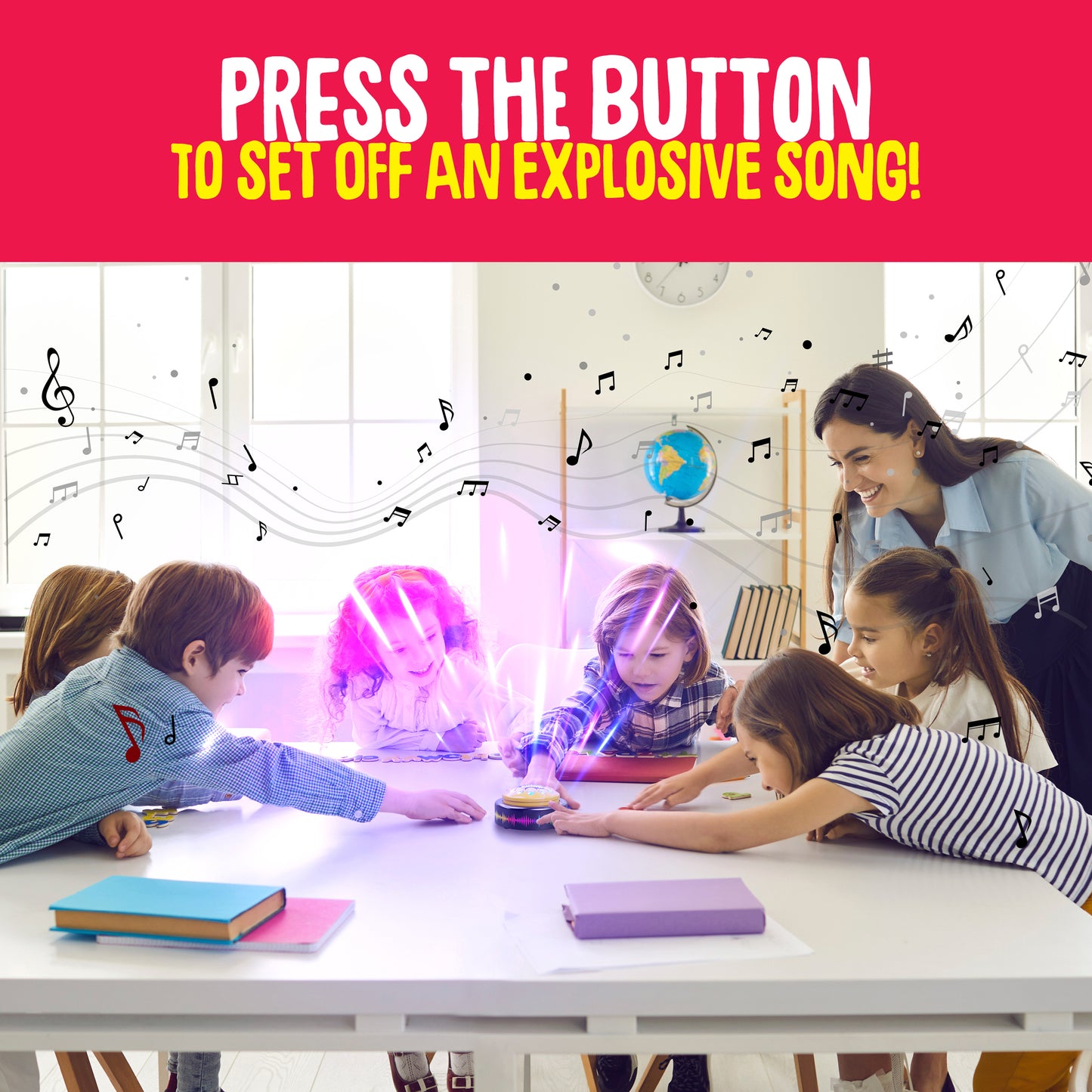 Knucklhead Dance Bomb Party Button - 30 Seconds