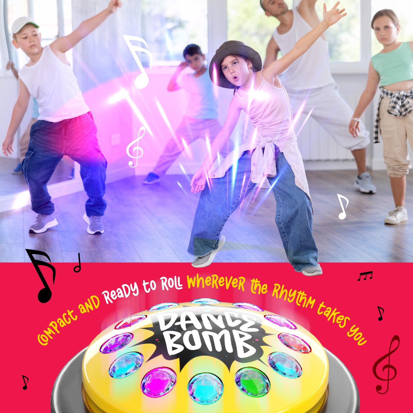 Knucklhead Dance Bomb Party Button - 30 Seconds
