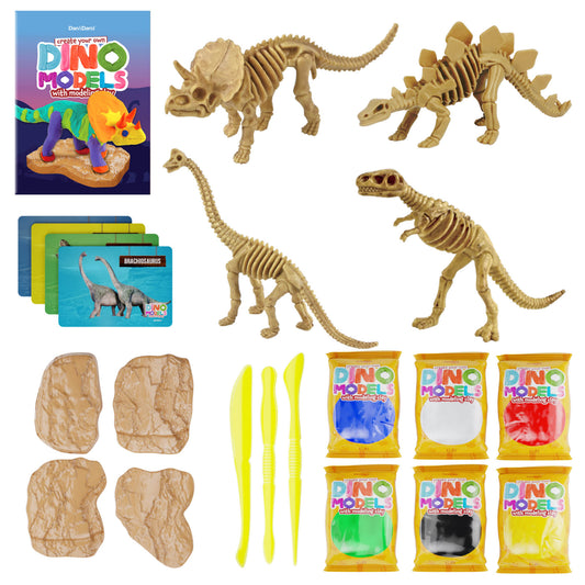 Dan&Darci Create Your Own Dino Models with Modeling Clay