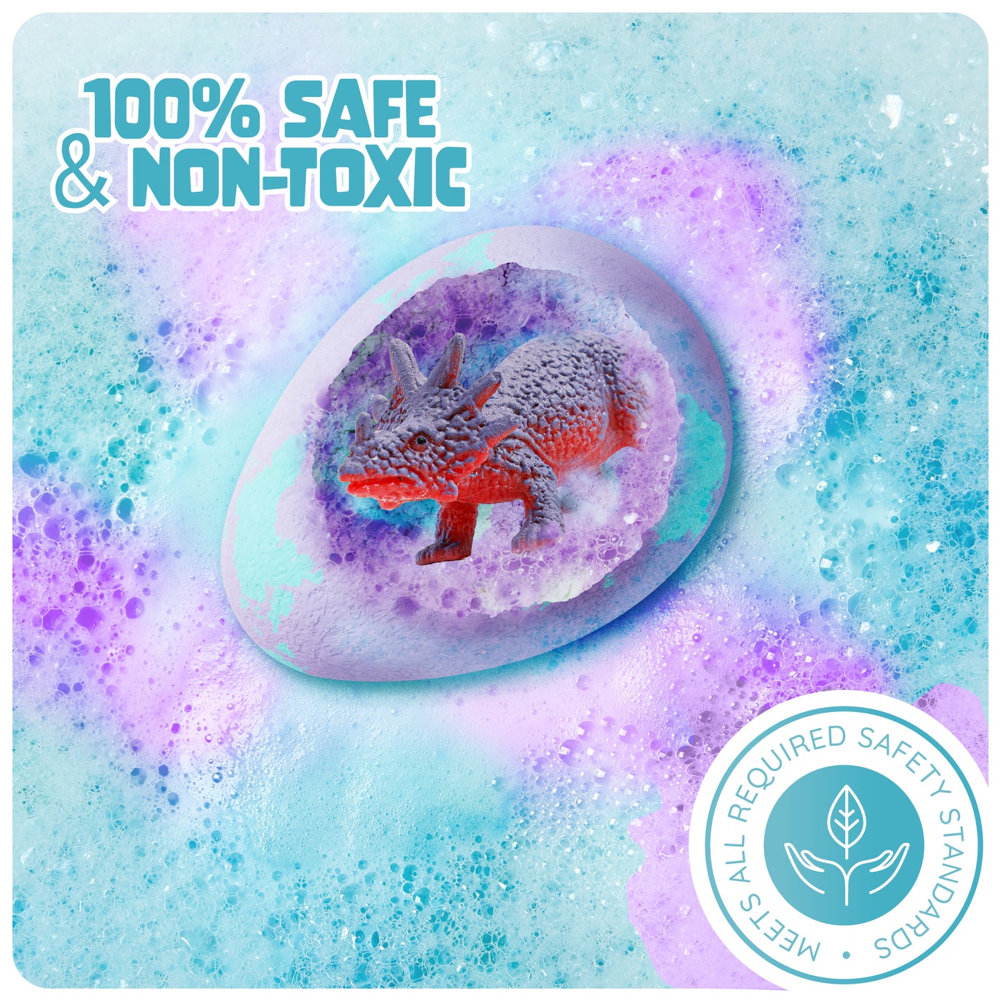 Dan&Darci Dino Egg Bath Bombs - 6 Pack