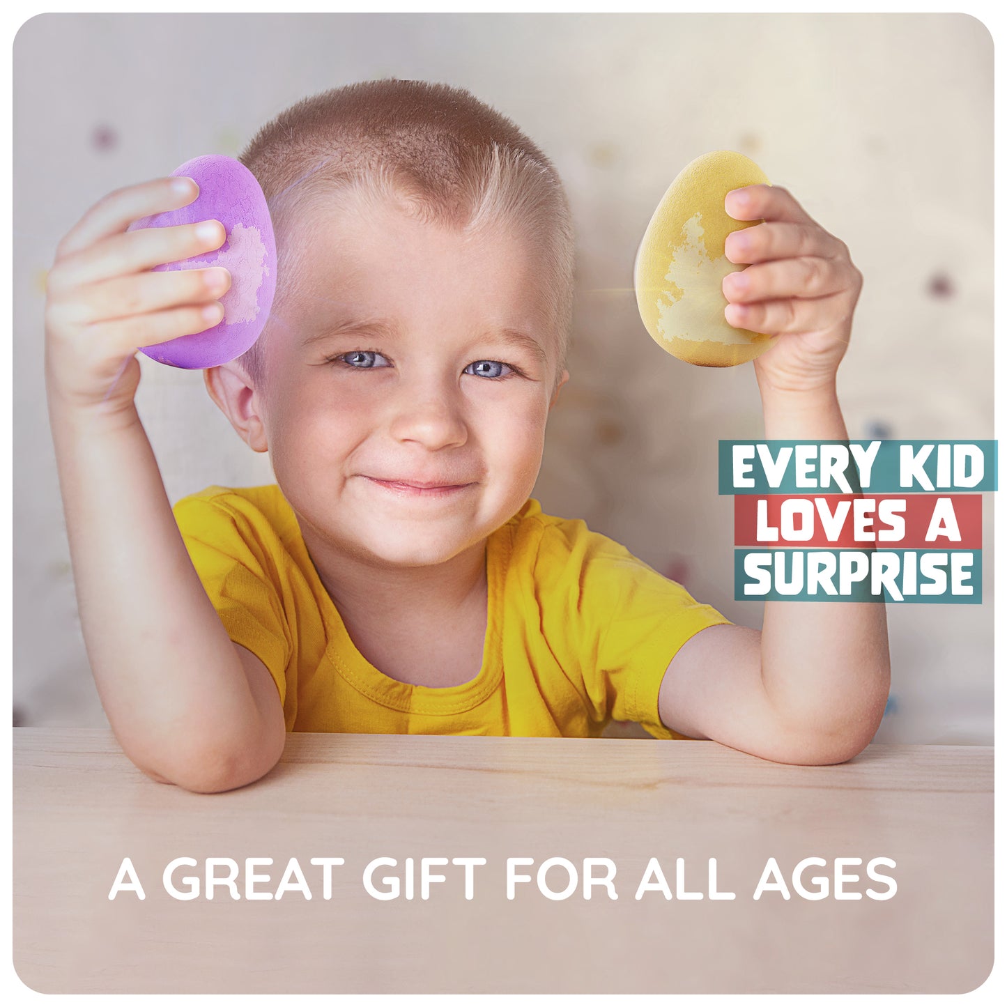 Dan&Darci Dino Egg Bath Bombs - 6 Pack