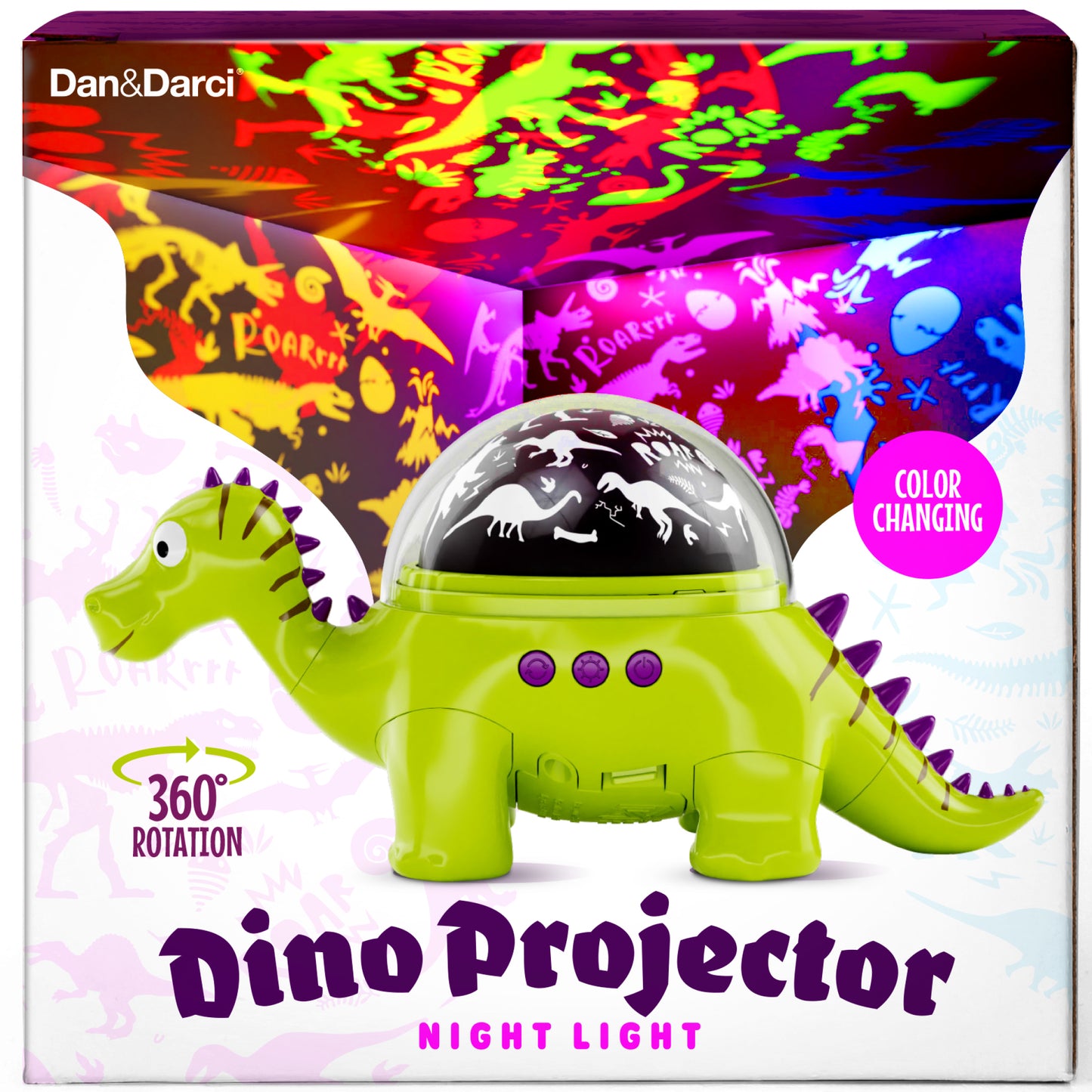 Dan&Darci Dino Projector Night Light