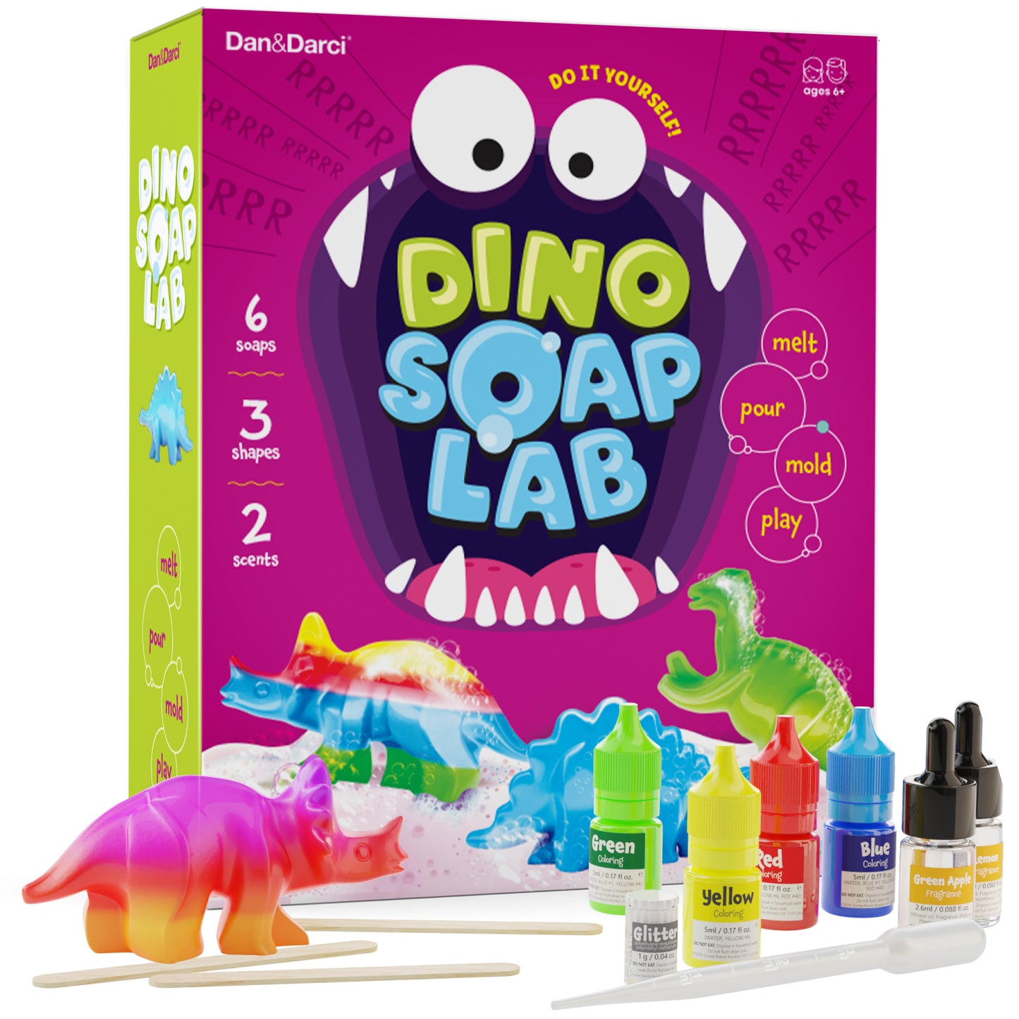 Dan&Darci DIY Dino Soap Making Kit