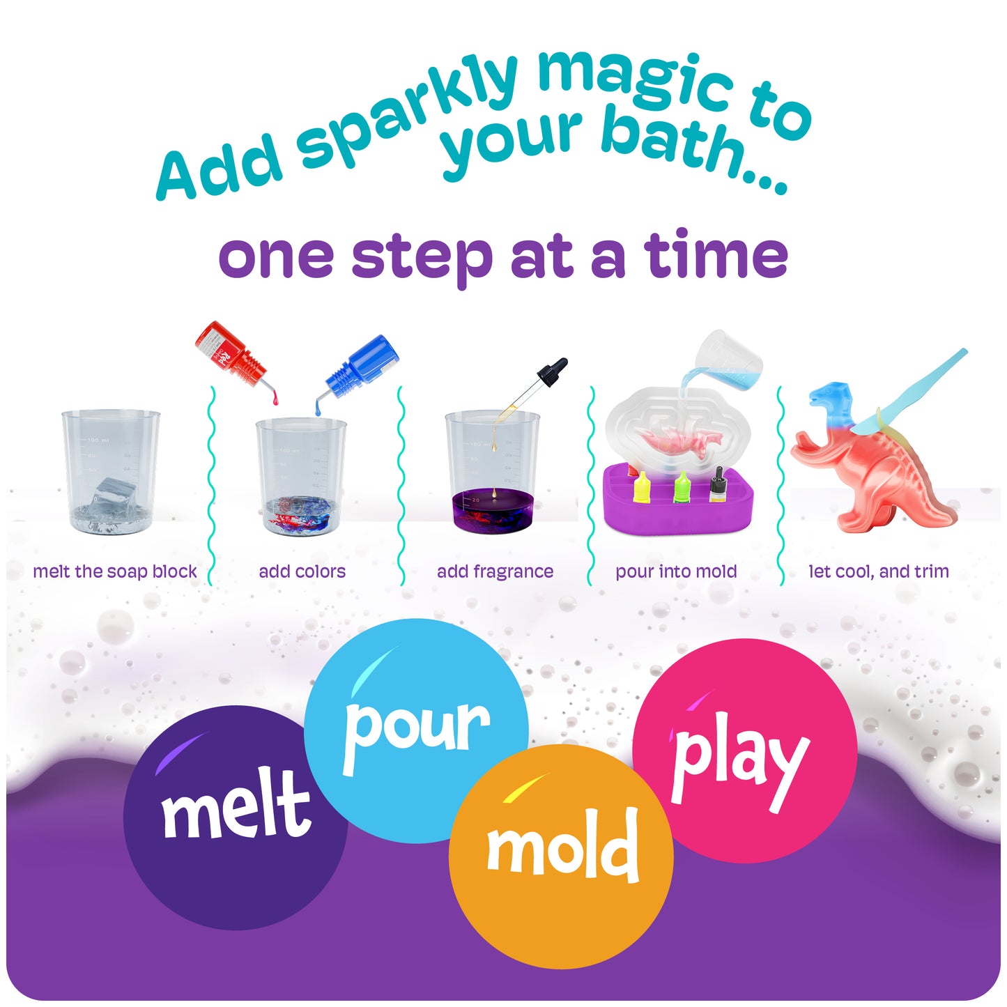 Dan&Darci DIY Dino Soap Making Kit