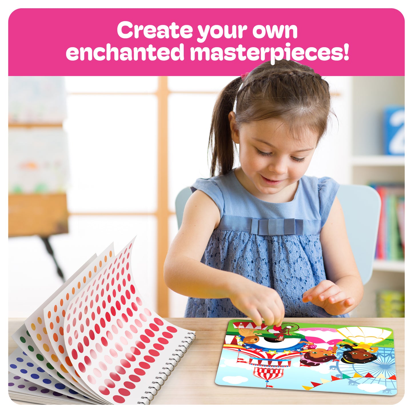 Dan&Darci Dot Stickers Art Kit - Princesses & Unicorns