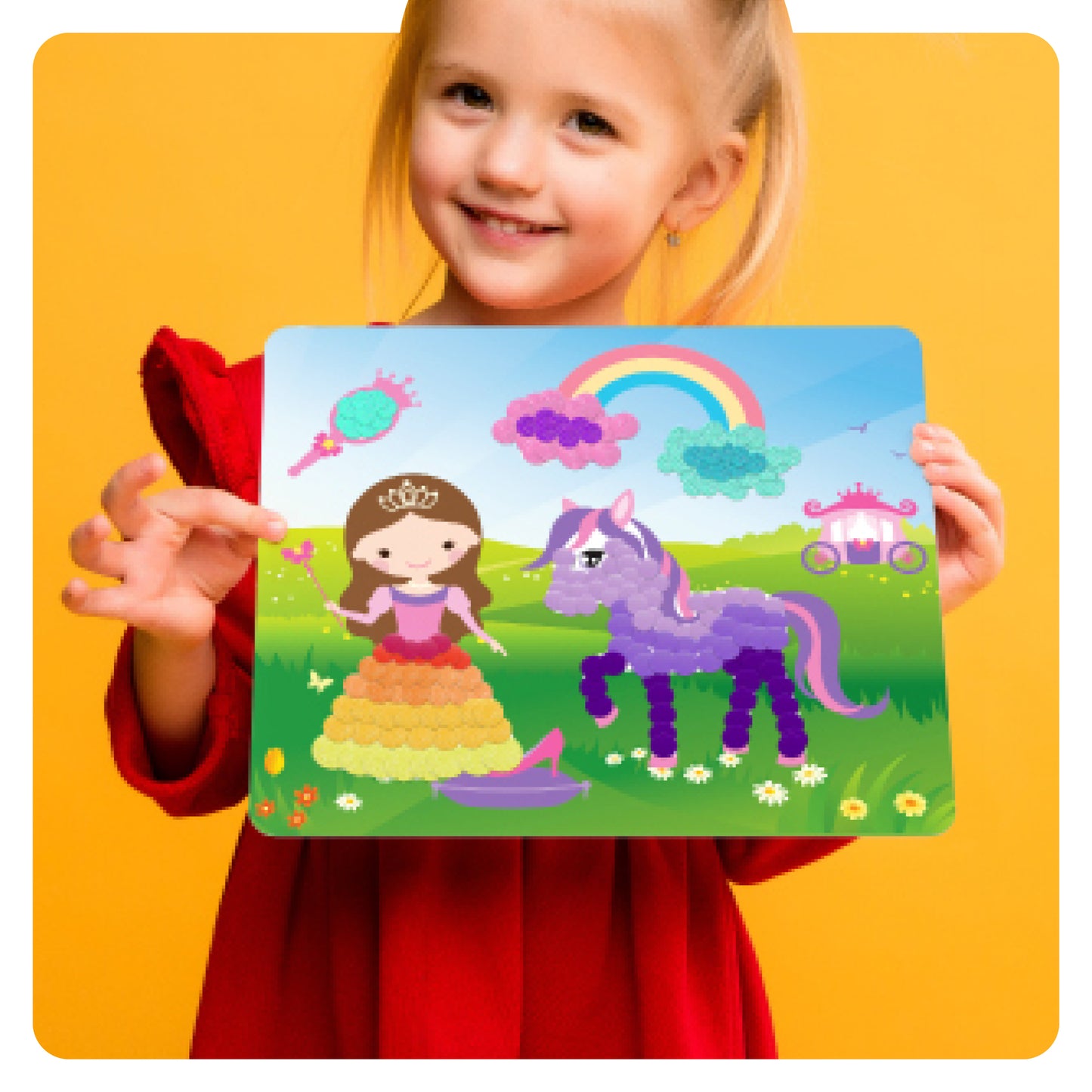 Dan&Darci Dot Stickers Art Kit - Princesses & Unicorns