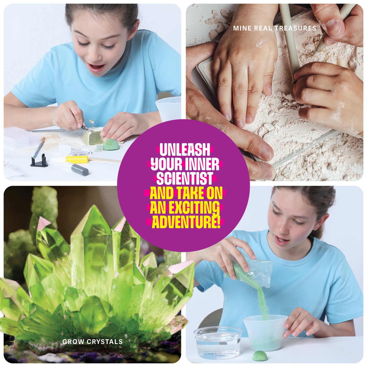 Dan&Darci Earth Science Activity Kit - Erupt a Volcano, Stimulate a Tornado, 10+ Experiments