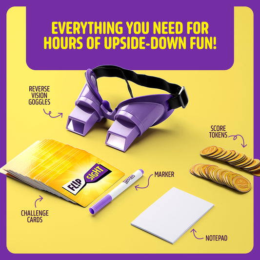Dan&Darci FlipSight Upside Down Goggles Challenge Family Game