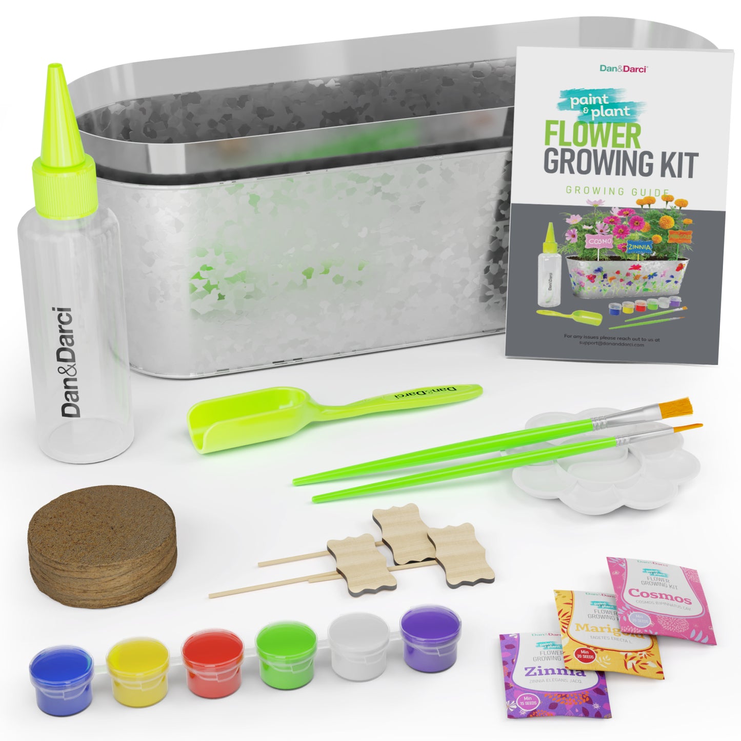 Dan&Darci Paint & Plant Flower Growing Kit for Kids