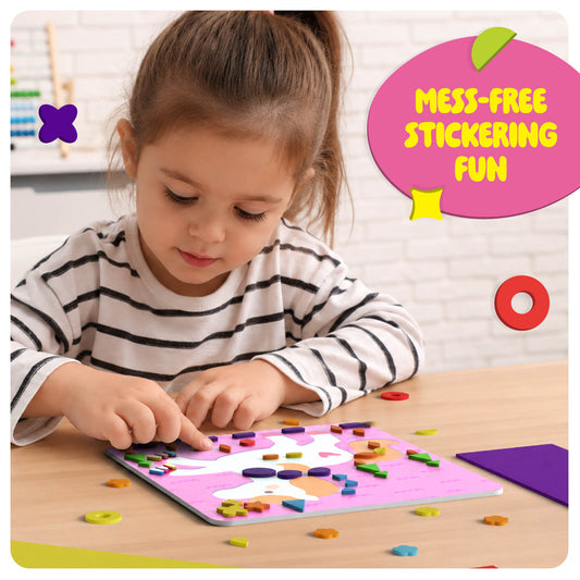 Foam Sticker Art Craft for Kids - Toddler Arts & Craft - Mess Free Activity