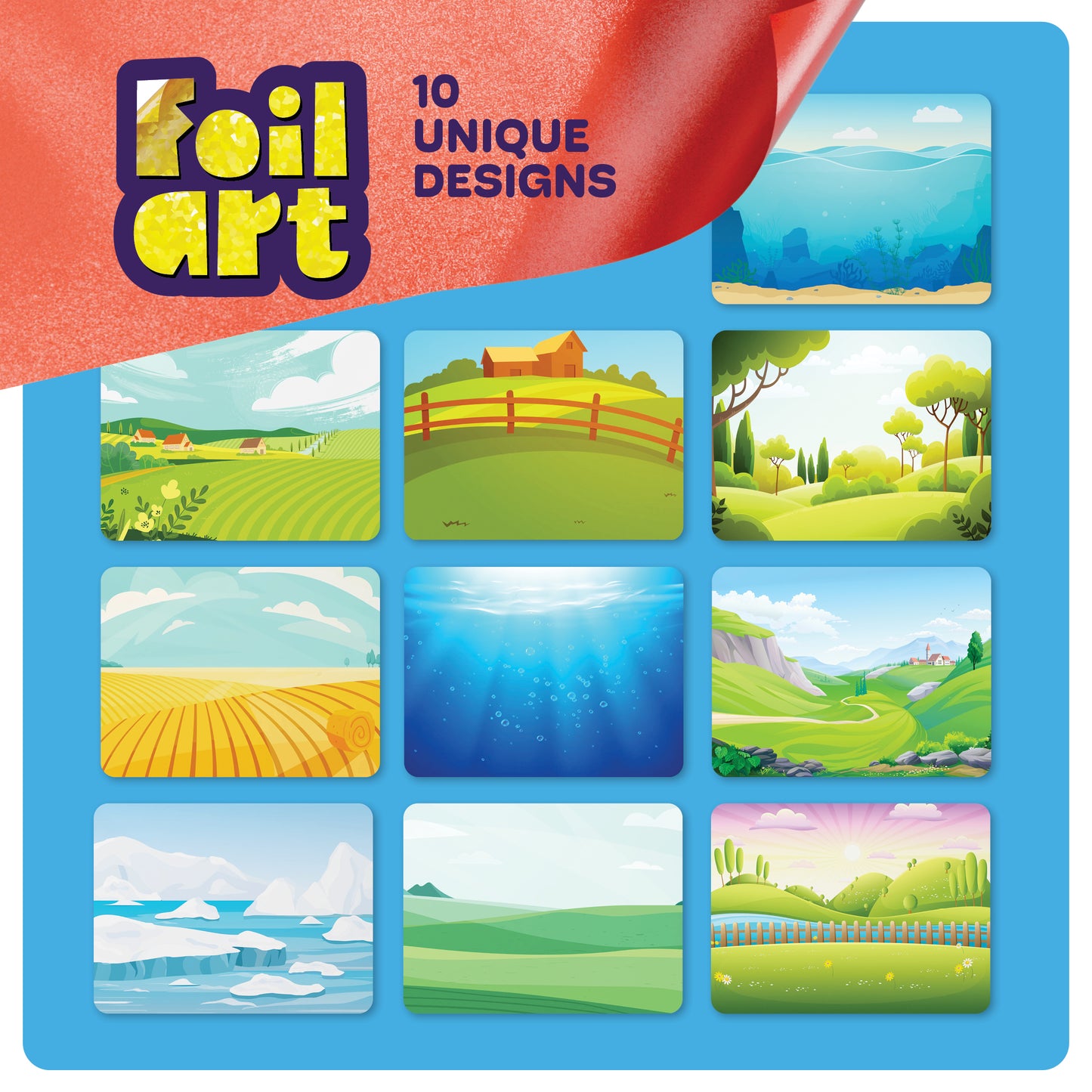 Dan&Darci Make Your Own Foil Art Kit - Animals