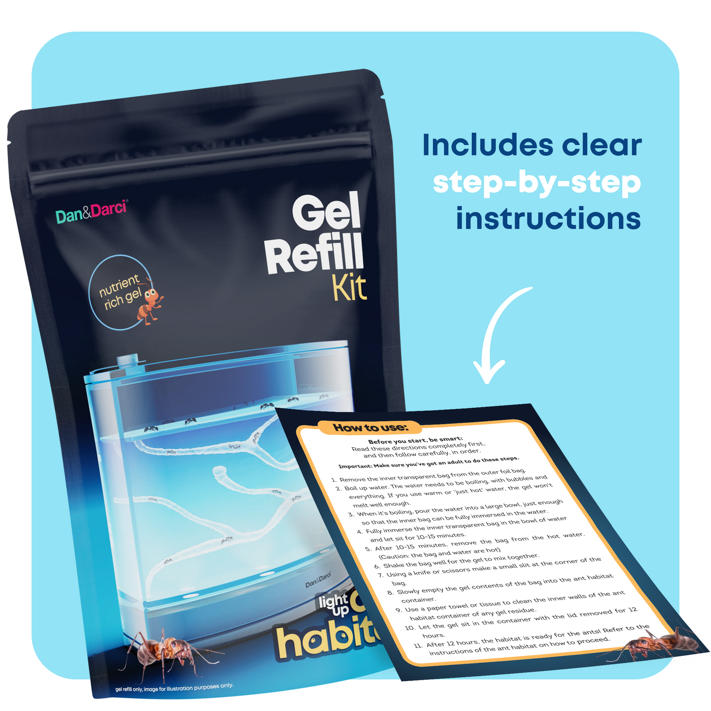 Dan&Darci Gel Refill for Ant Habitat