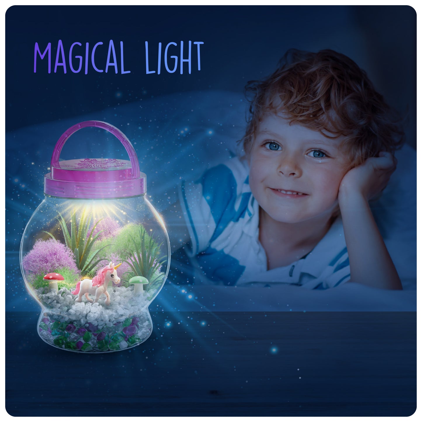 Dan&Darci Light Up Unicorn Terrarium Kit