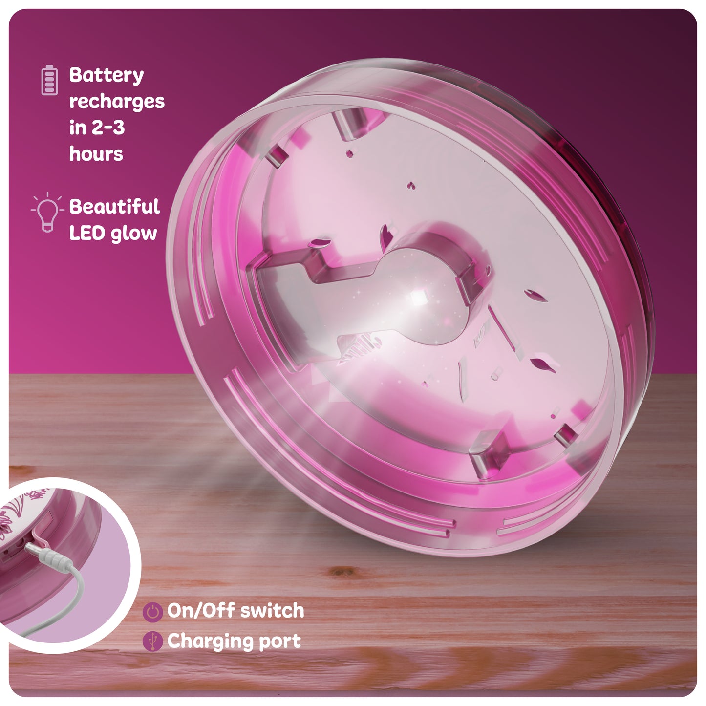 Dan&Darci Light Up Unicorn Terrarium Kit