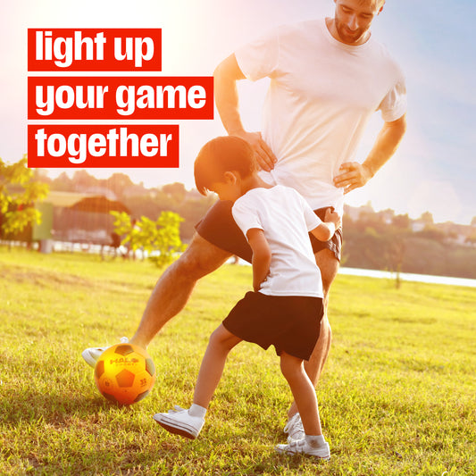 Halo Sport Rechargeable Light up Soccer Ball - Official Size 5
