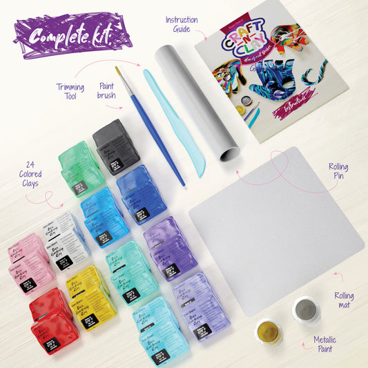 Dan&Darci Craft 'n' Clay Handprint Dishes Craft Kit