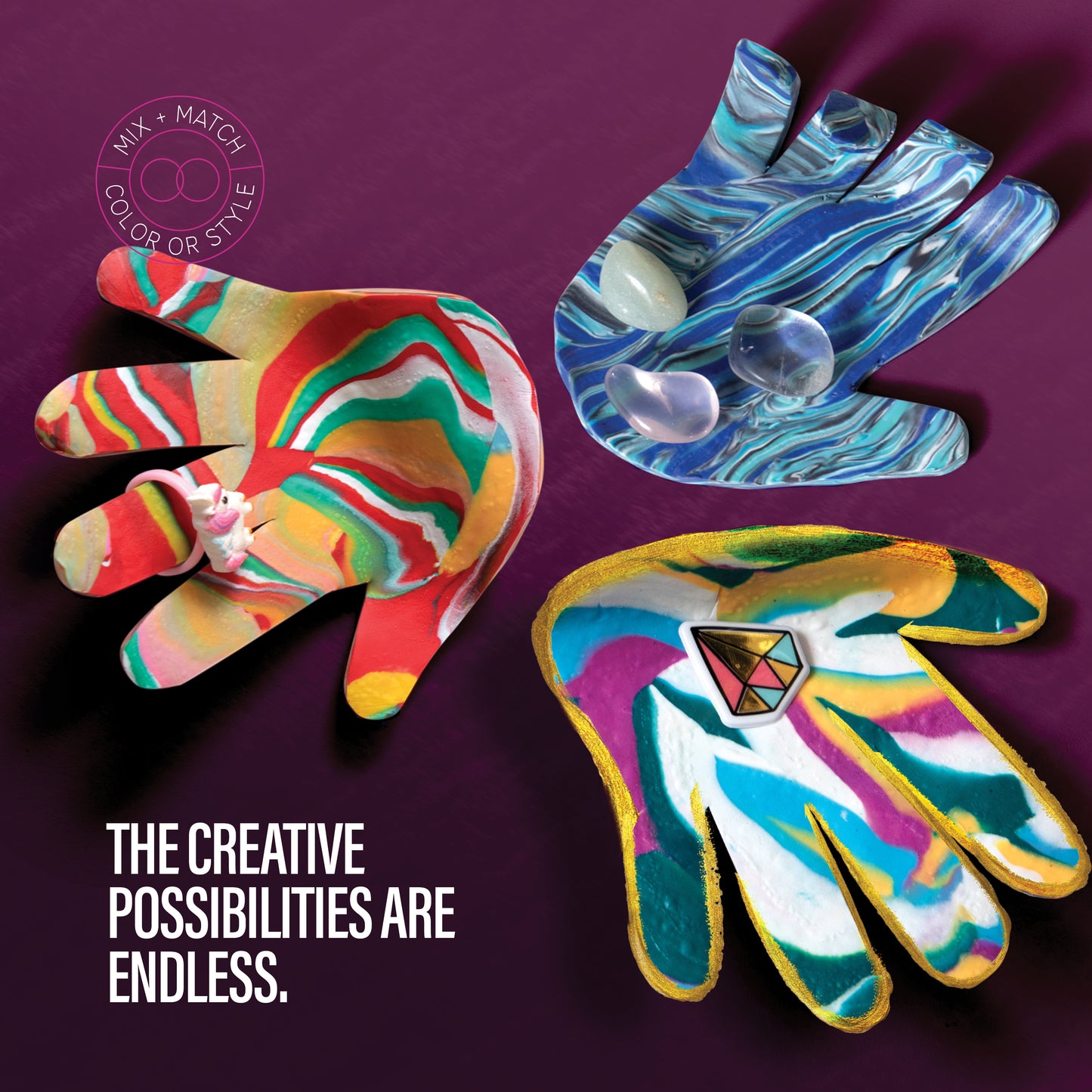 Dan&Darci Craft 'n' Clay Handprint Dishes Craft Kit