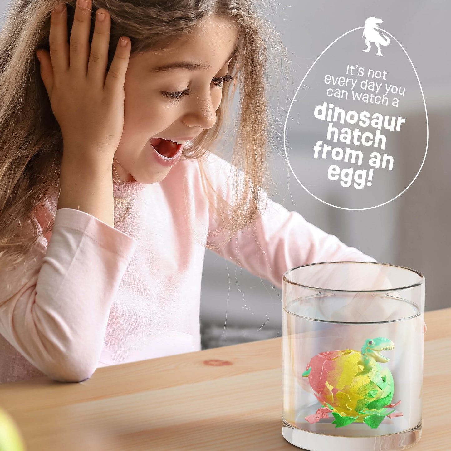 Dan&Darci Dinosaur Hatching Surprise Eggs - 6 Pack, Grows 600%