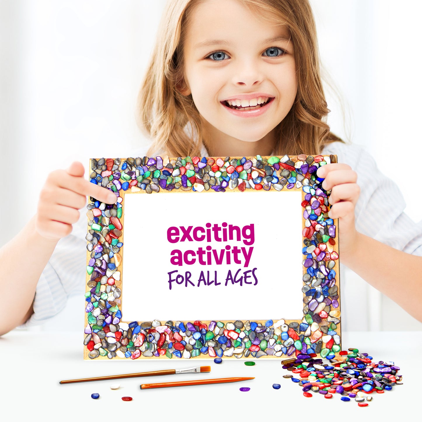 Dan&Darci DIY Mosaic Photo Frame Craft Kit