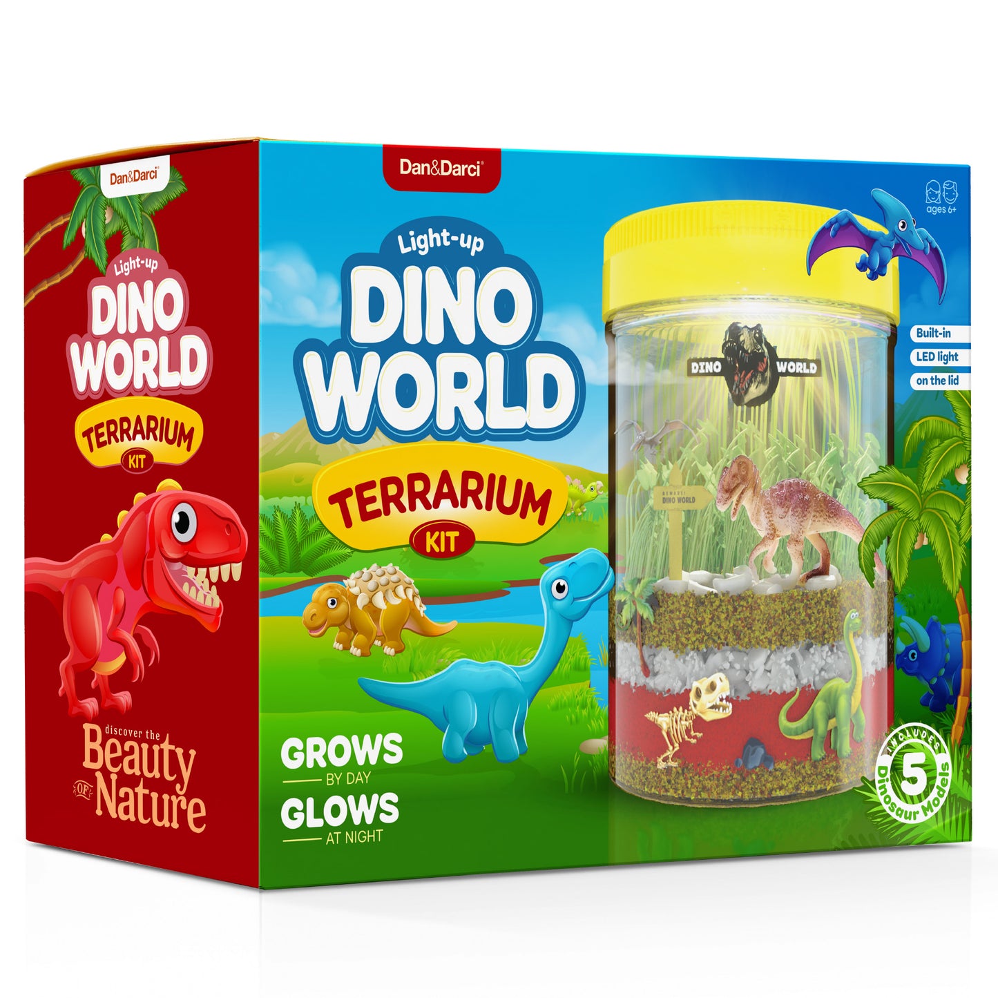Dan&Darci Light Up Dino World Terrarium Kit