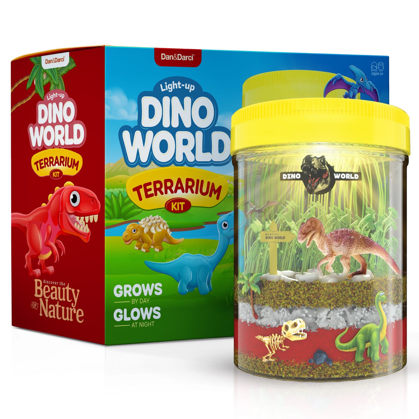 Dan&Darci Light Up Dino World Terrarium Kit