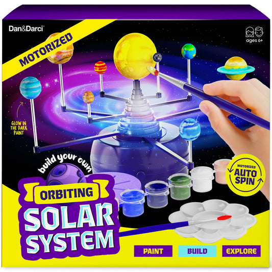 Dan&Darci 360° Orbiting Solar System - Paint & Build Model Kit