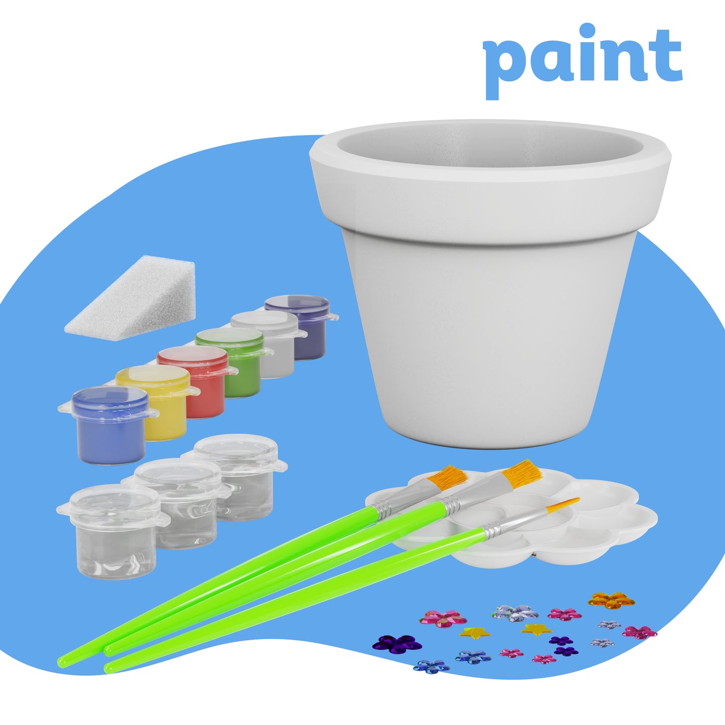 Dan&Darci Cast, Paint & Plant Kit for Kids