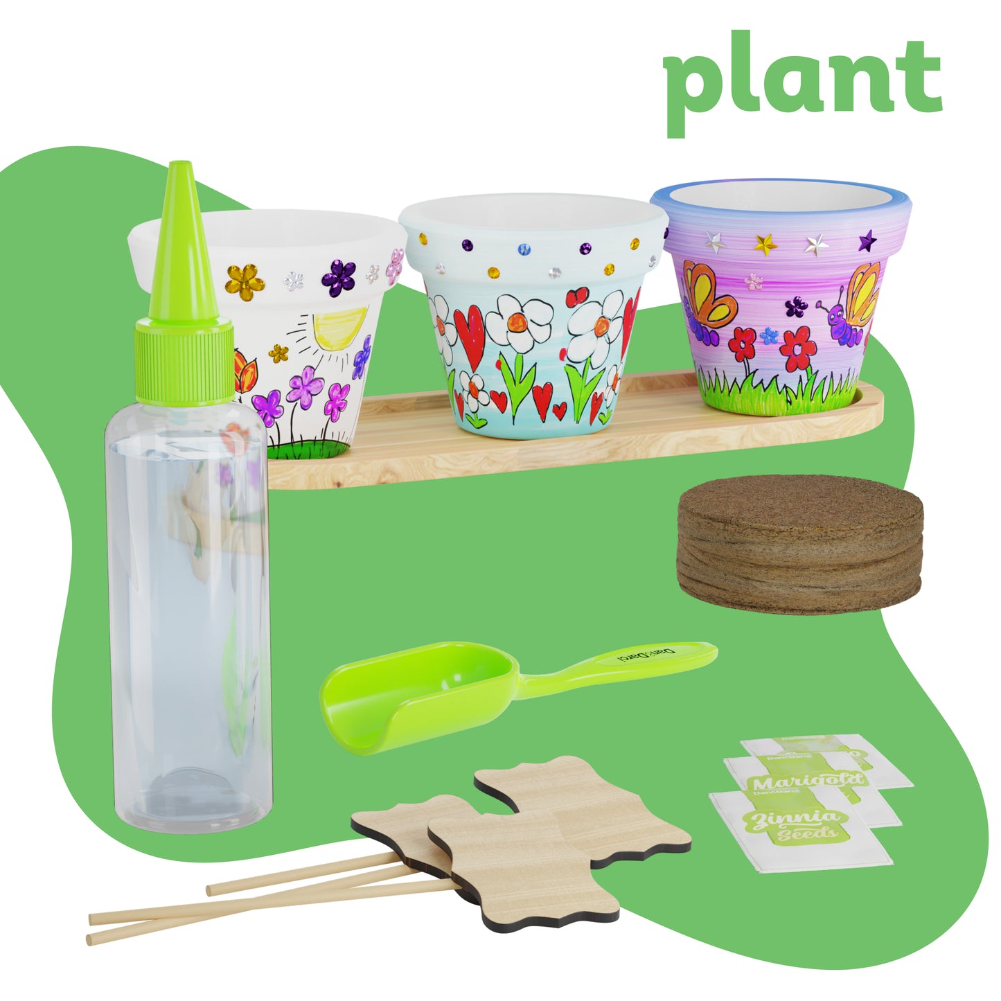 Dan&Darci Cast, Paint & Plant Kit for Kids