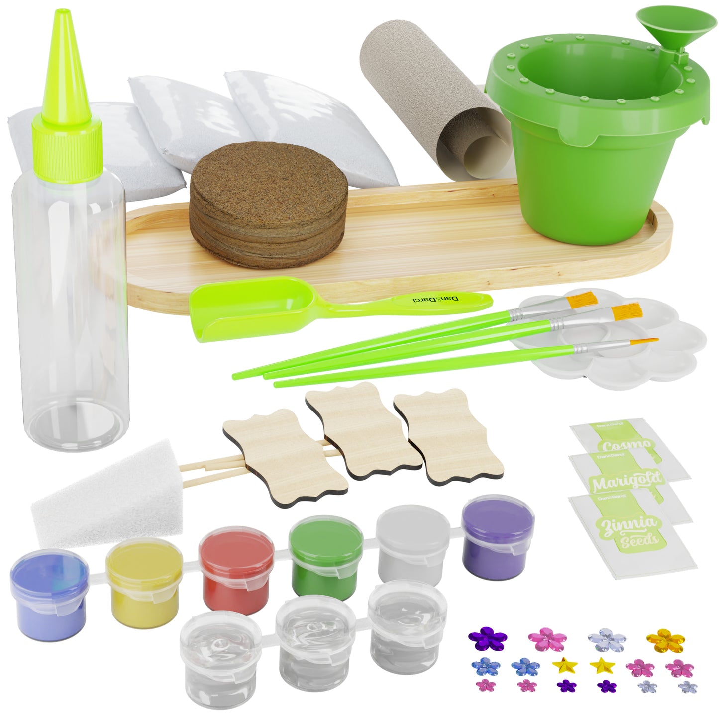 Dan&Darci Cast, Paint & Plant Kit for Kids