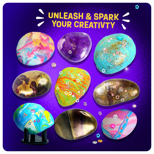 Dan&Darci Paint Pouring Rocks Craft Kit