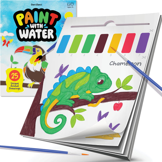 Dan&Darci Paint with Water Coloring Book For Kids
