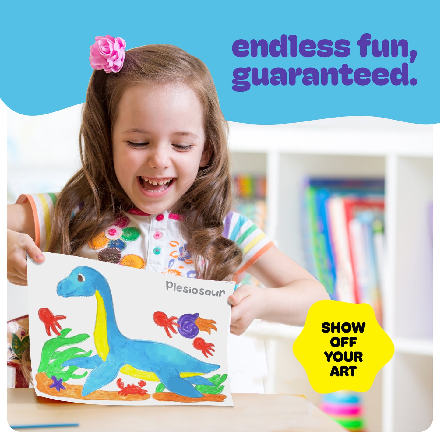 Dan&Darci Paint with Water Coloring Book For Kids